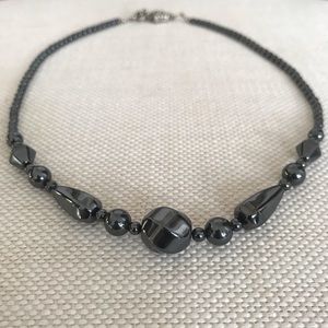 Vintage Hematite Necklace